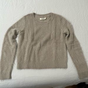 All Saints Mohair Sweater, Light Brown, Size US 6